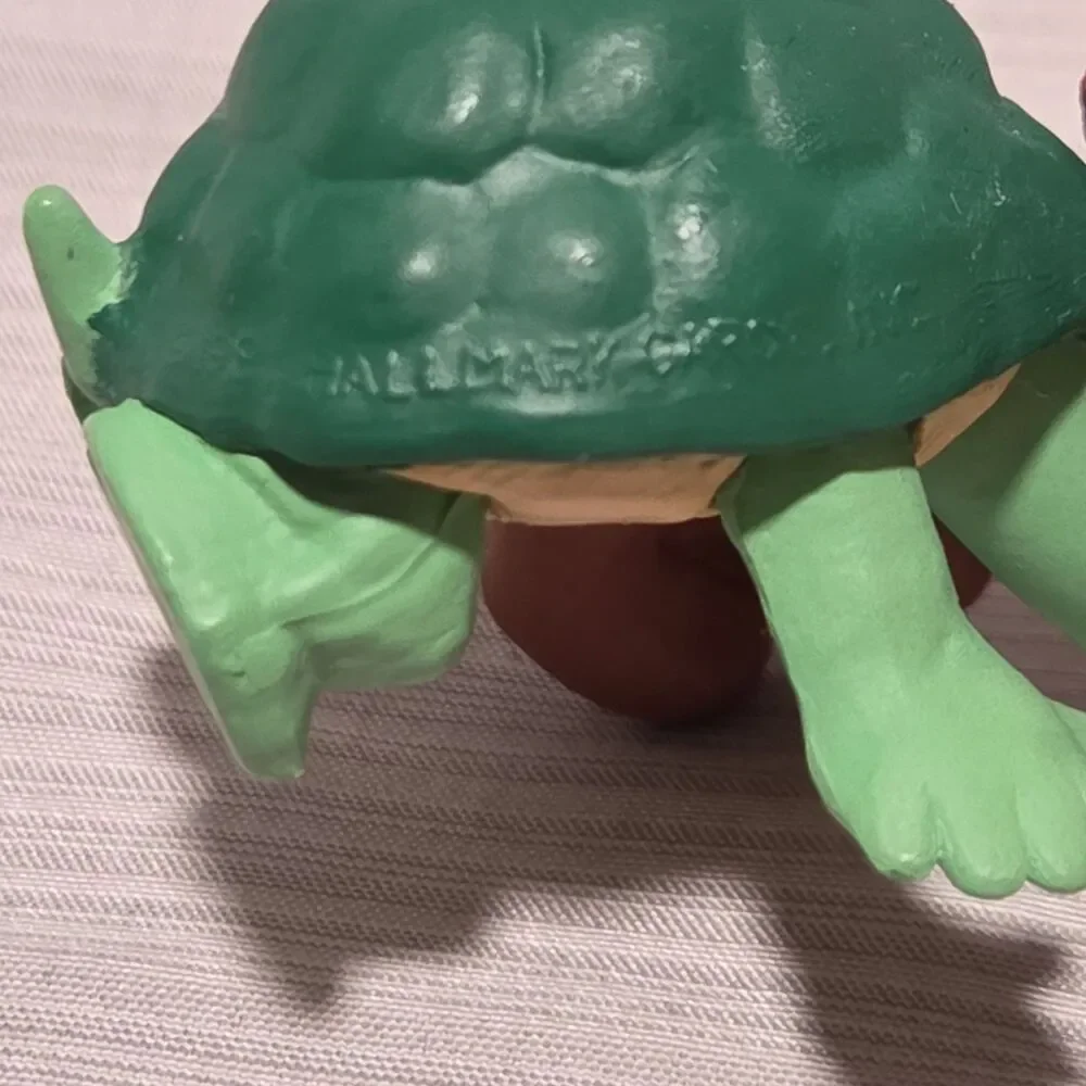Vintage Hallmark Keepsake Ornament All Star 1991 Baseball Turtle No Box QX5329